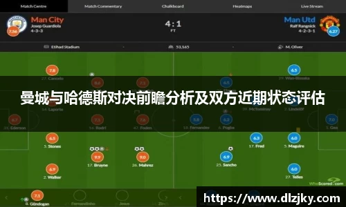 曼城与哈德斯对决前瞻分析及双方近期状态评估